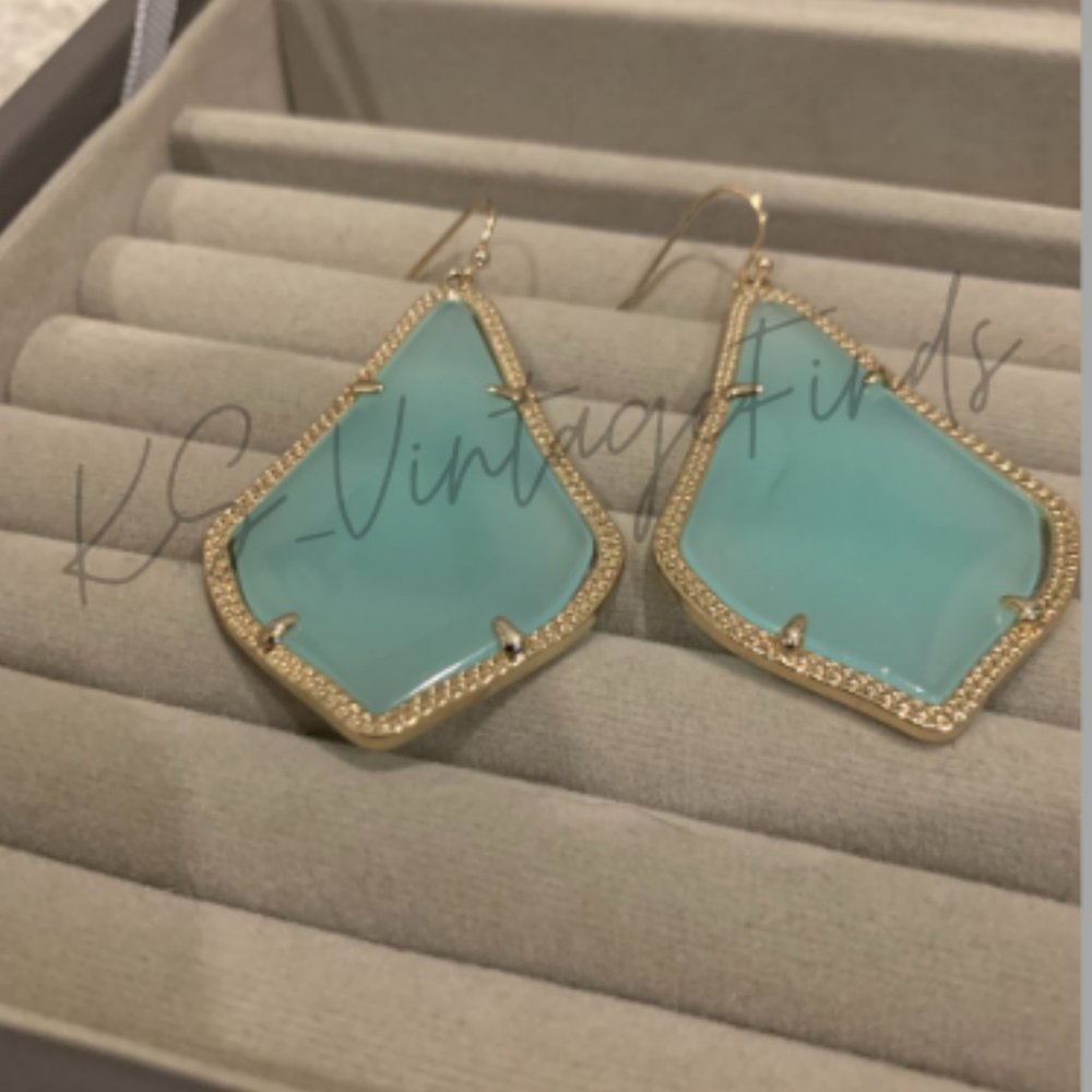 Kendra Scott Chalcedony Alexandra Earrings*